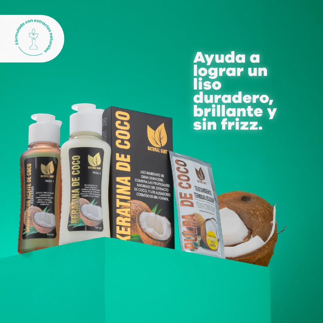 Keratina de Coco 120ml Natural Sant