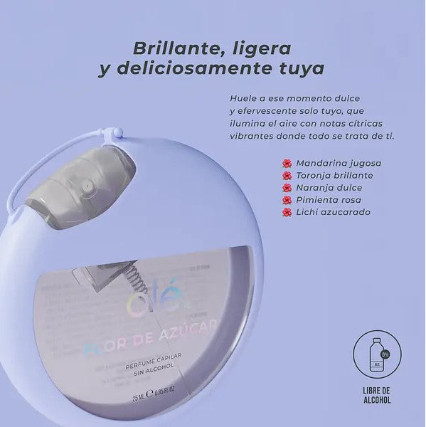 Perfume Capilar Flor de Azúcar 25ml Olé