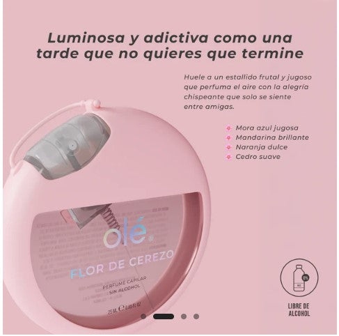 Perfume Capilar Flor de Cerezo 25ml Olé