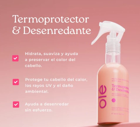 Termoprotector y Desenredante 250ml Olé