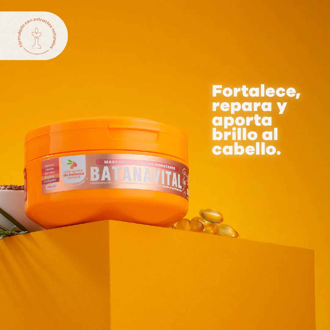 Mascarilla Capilar Batanatival 200ml Natural Sant