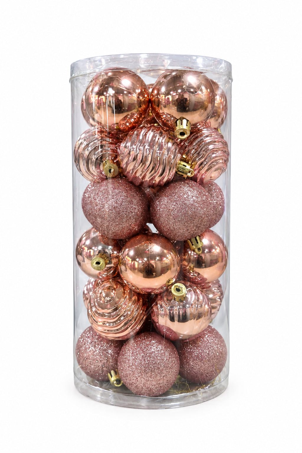 REF BHK01200RSG  TARRO BOLA  5 CM X 30 PCS ROSE GOLD - FEXTO