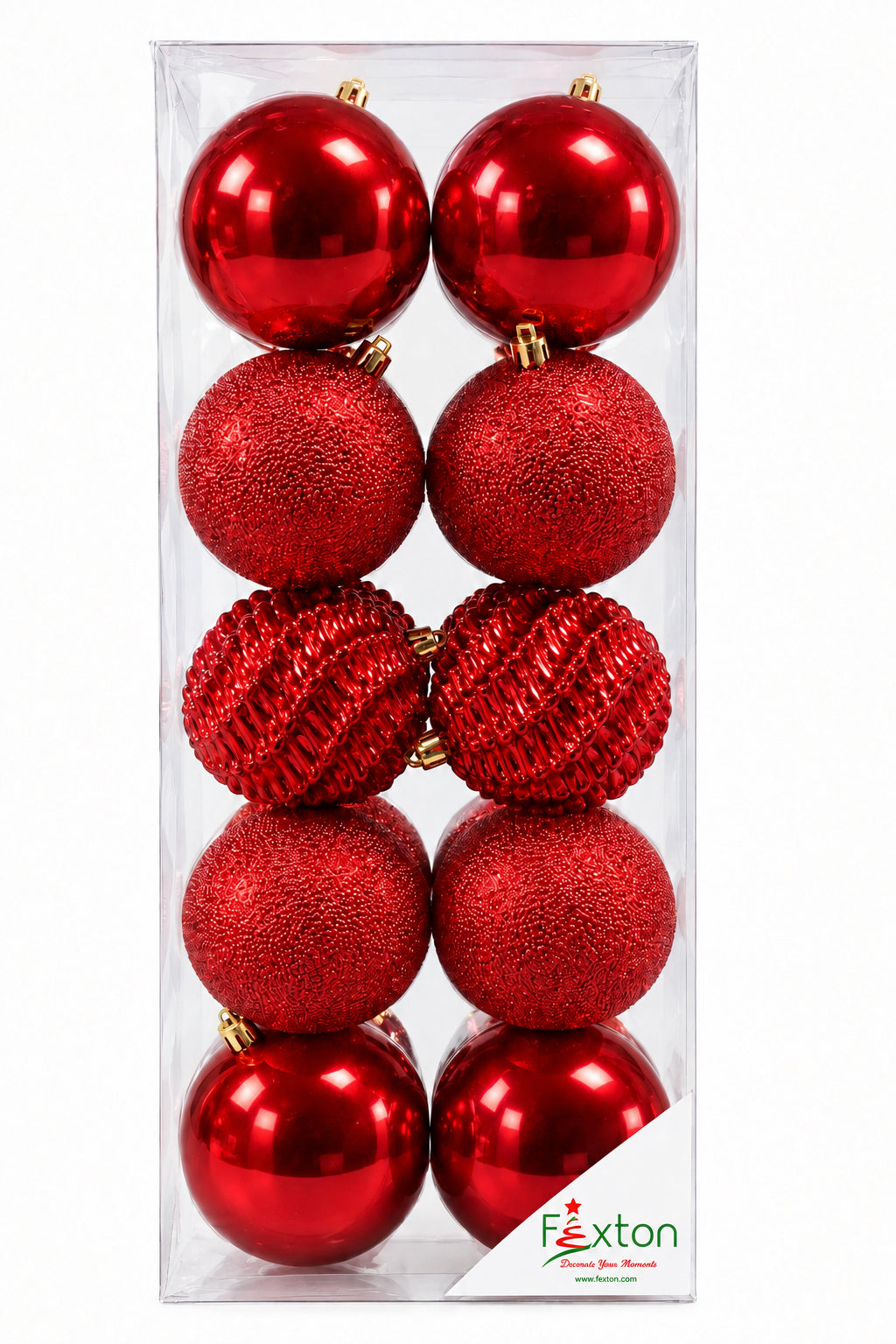 REF BHK01304R  TARRO BOLA 8CM X 20PCS ROJO - FEXTON