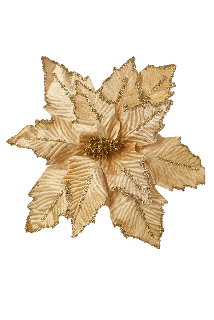 Flor grande navideña decorativa