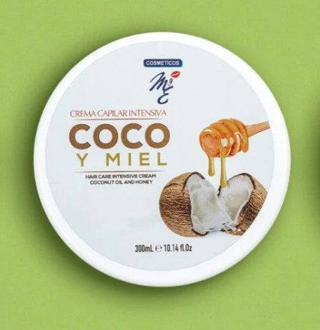 Crema Capilar Coco y Miel 300ml M&E