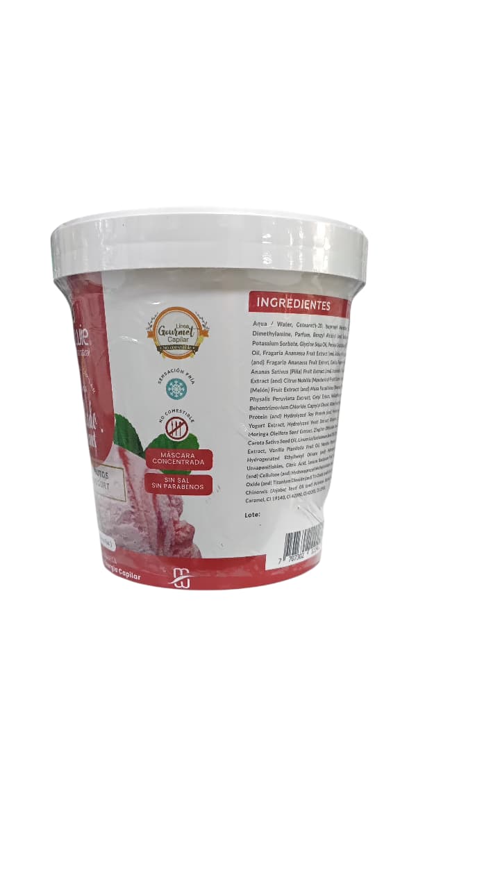 Mascarilla Vegana Helado Gourmet Frutos Rojos 430ml Mawie
