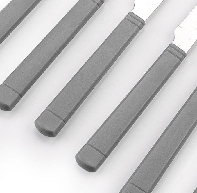SET 6 CUCHILLOS SIMPICITY PARA CARNE MANGO PLASTICO CRV249 D