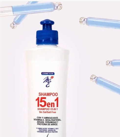 Shampoo 15 en 1 400ml M&E