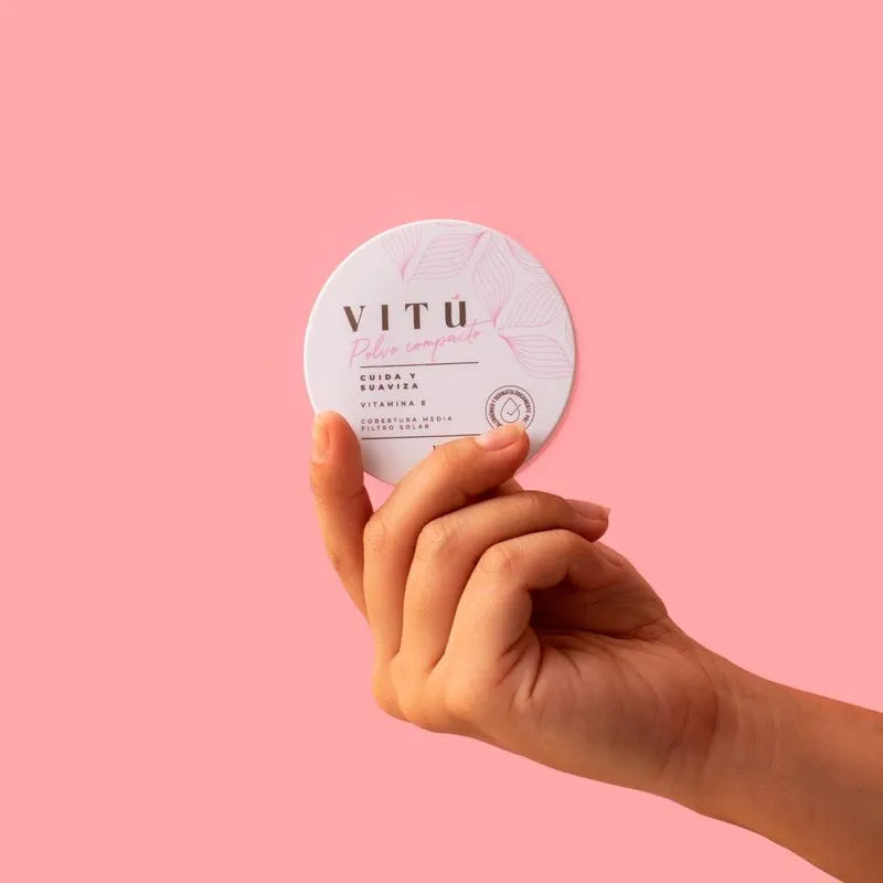 Polvo Compacto Vitamina E Vitú 05 Cacao