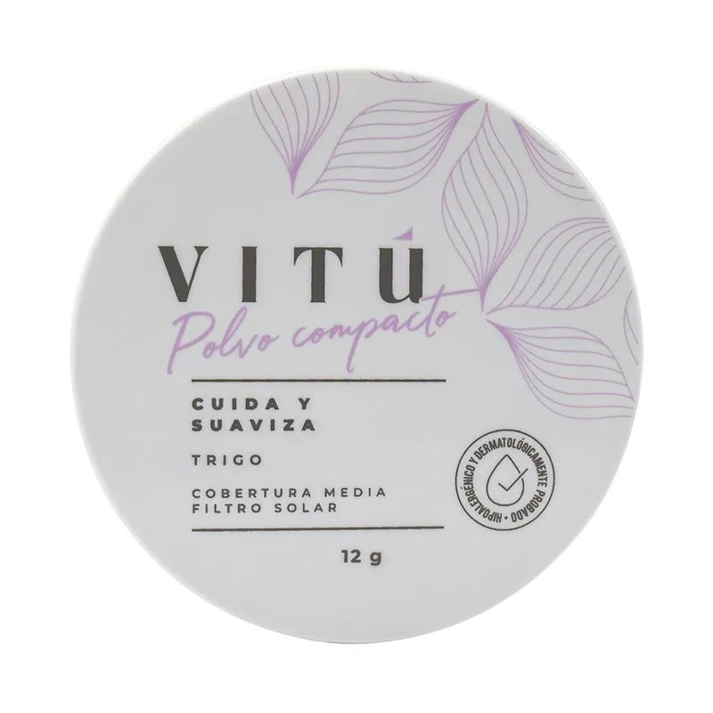 POLVO COMPACTO TRIGO  VITU 04 CASTAÑA