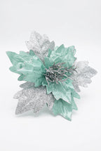Flor navideña de tallo 40 cm