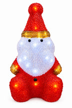 PAPA NOEL C BARBA ACRILI 30 LED 18X13X30 (XINGLI-CASTILLA)
