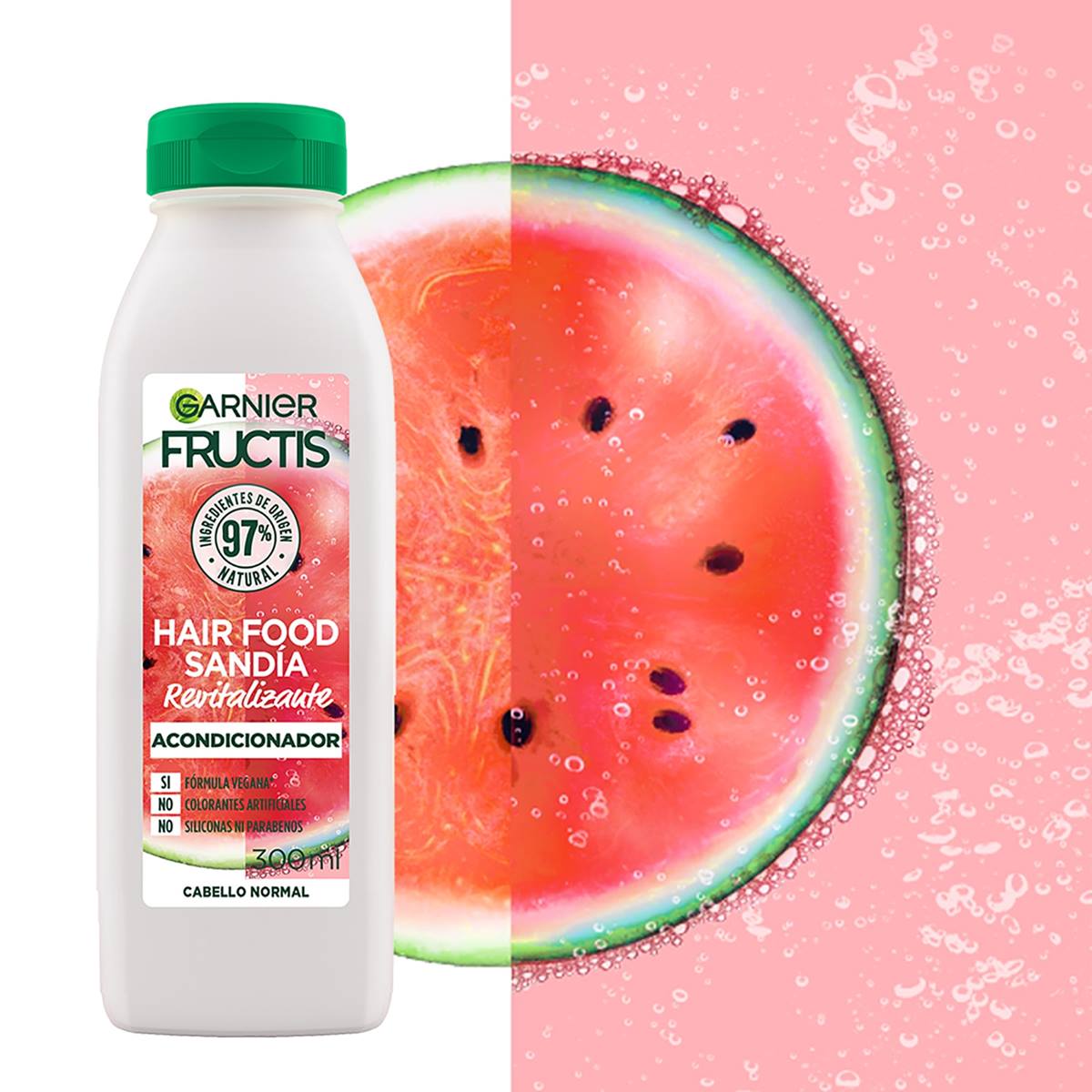 Acondicionador Sandía Revitalizante 300ml Garnier Fructis