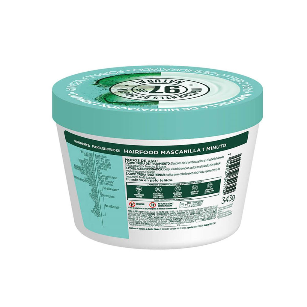 Mascarilla Hair Food Aloe Hidratacion 350ml Garnier Fructis