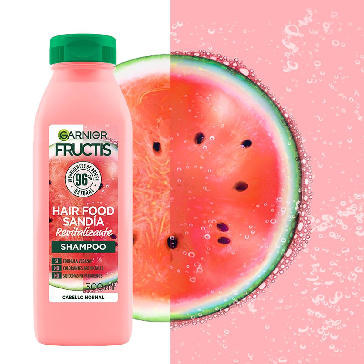 Shampoo Sandía Revitalizante 300ml Garnier Fructis