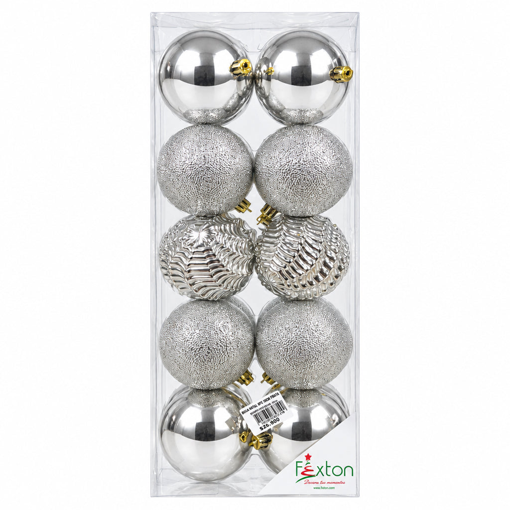 REF BHK01304CH TARRO BOLA 8CM X 20PCS CHAMPANA
