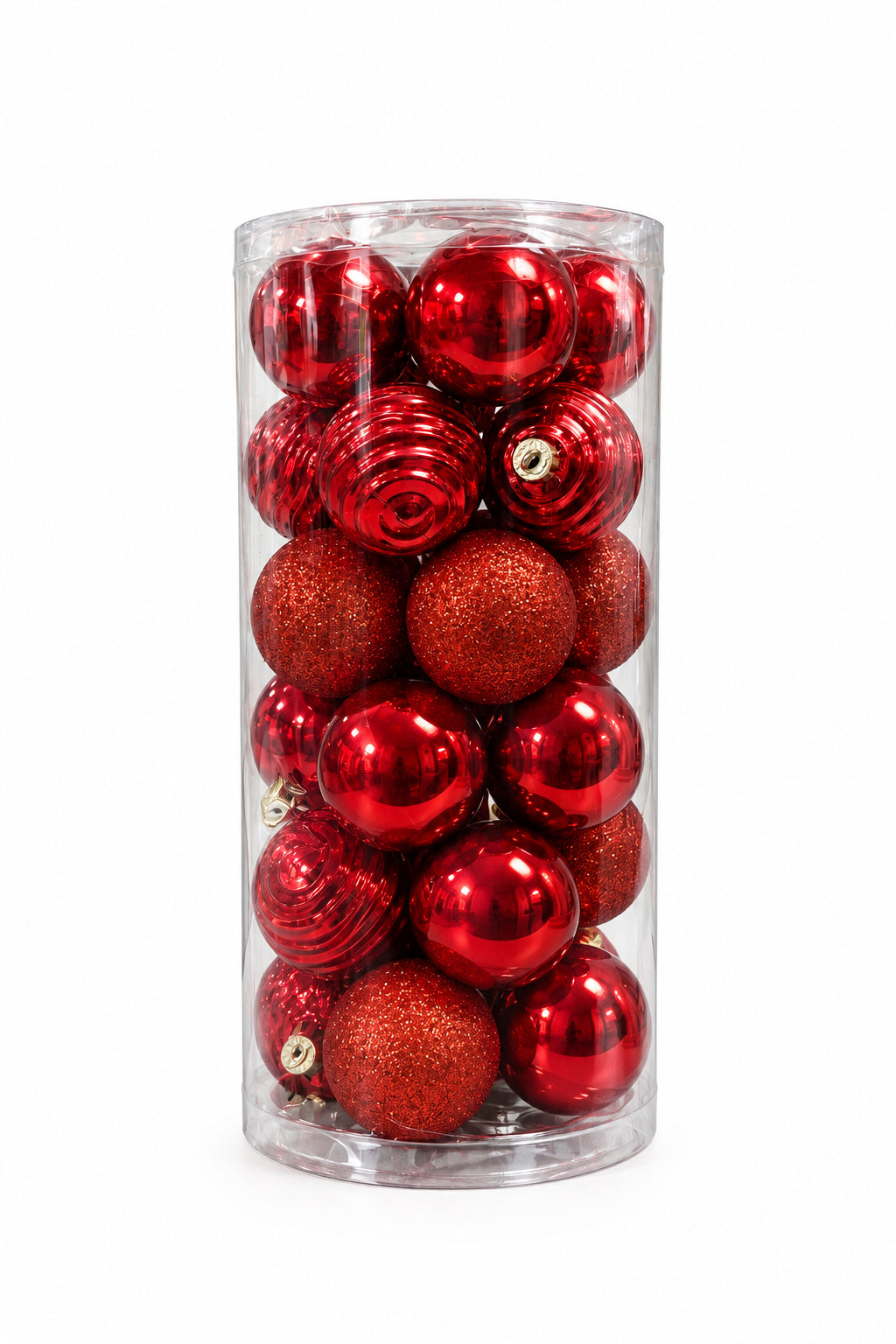 REF BHK01200R TARRO CUADRADO  BOLA 5CM X 30 PCS ROJO - FEXTO