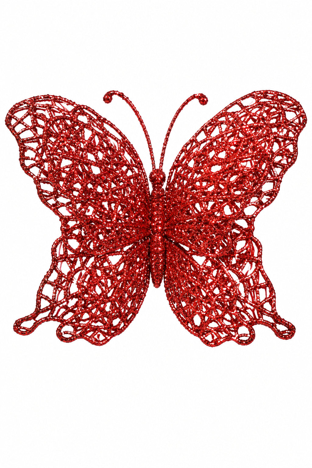 Mariposa Navideña Escarchada