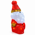 PAPA NOEL C BARBA ACRILI 30 LED 18X13X30 (XINGLI-CASTILLA)