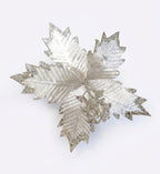 Flor Artificial Navideña Champaña 22 cm 5 Pétalos