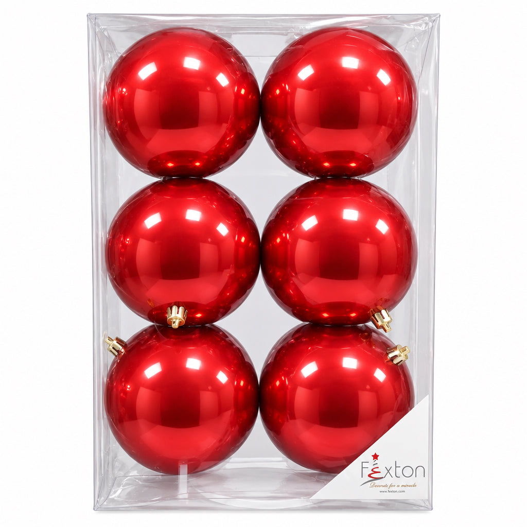 REF BHK01314R TARRO BOLA 12CM X 6PCS ROJO - FEXTON