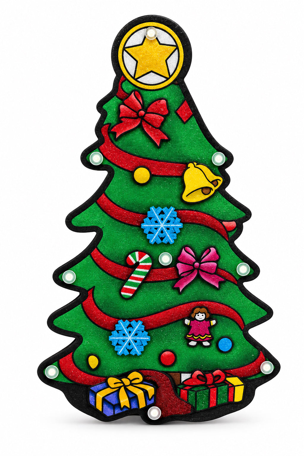 FIGURA ARBOL 2 CARAS 10 LUCES