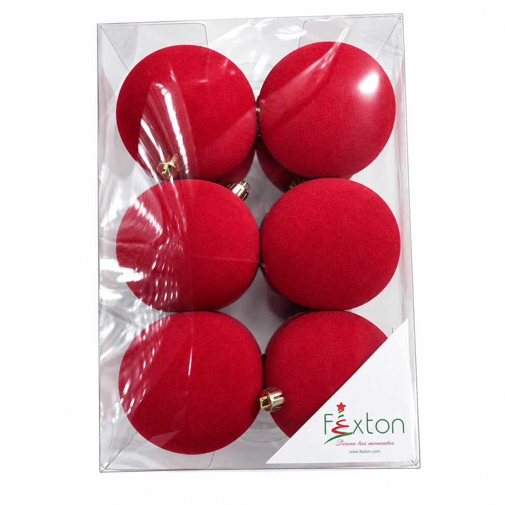 REF BHK01315R TARRO BOLA 8CM X 12 PCS ROJO - FEXTON