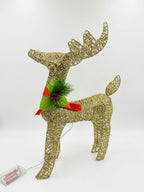 REF NA 2190 ADORNO RENO NAVIDEÑO CON LUZ 50CM (PILAS) - 2D