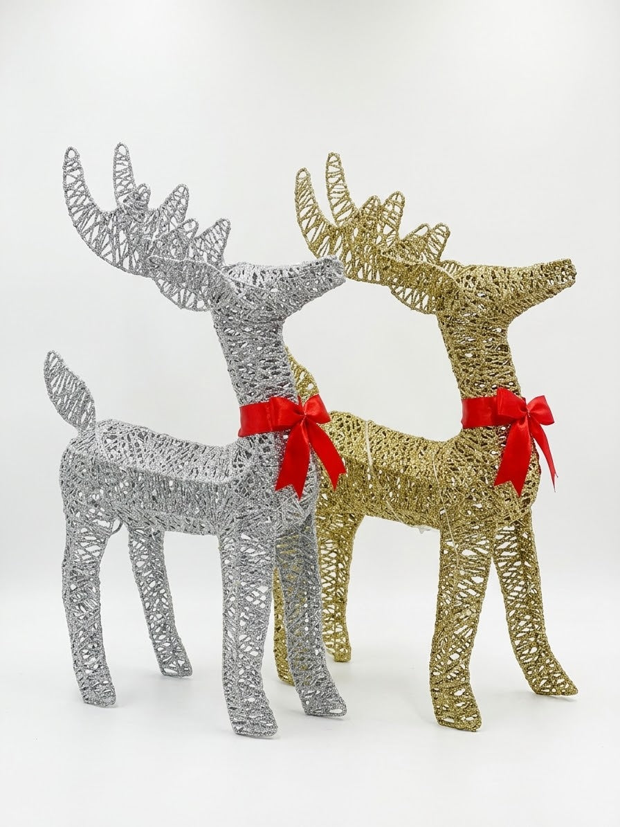 REF NA 2190 ADORNO RENO NAVIDEÑO CON LUZ 50CM (PILAS) - 2D