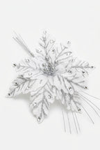 REF FLA02022W FLOR ARTIFICIAL DE 36 CM CON 8 PETALOS BLANCO