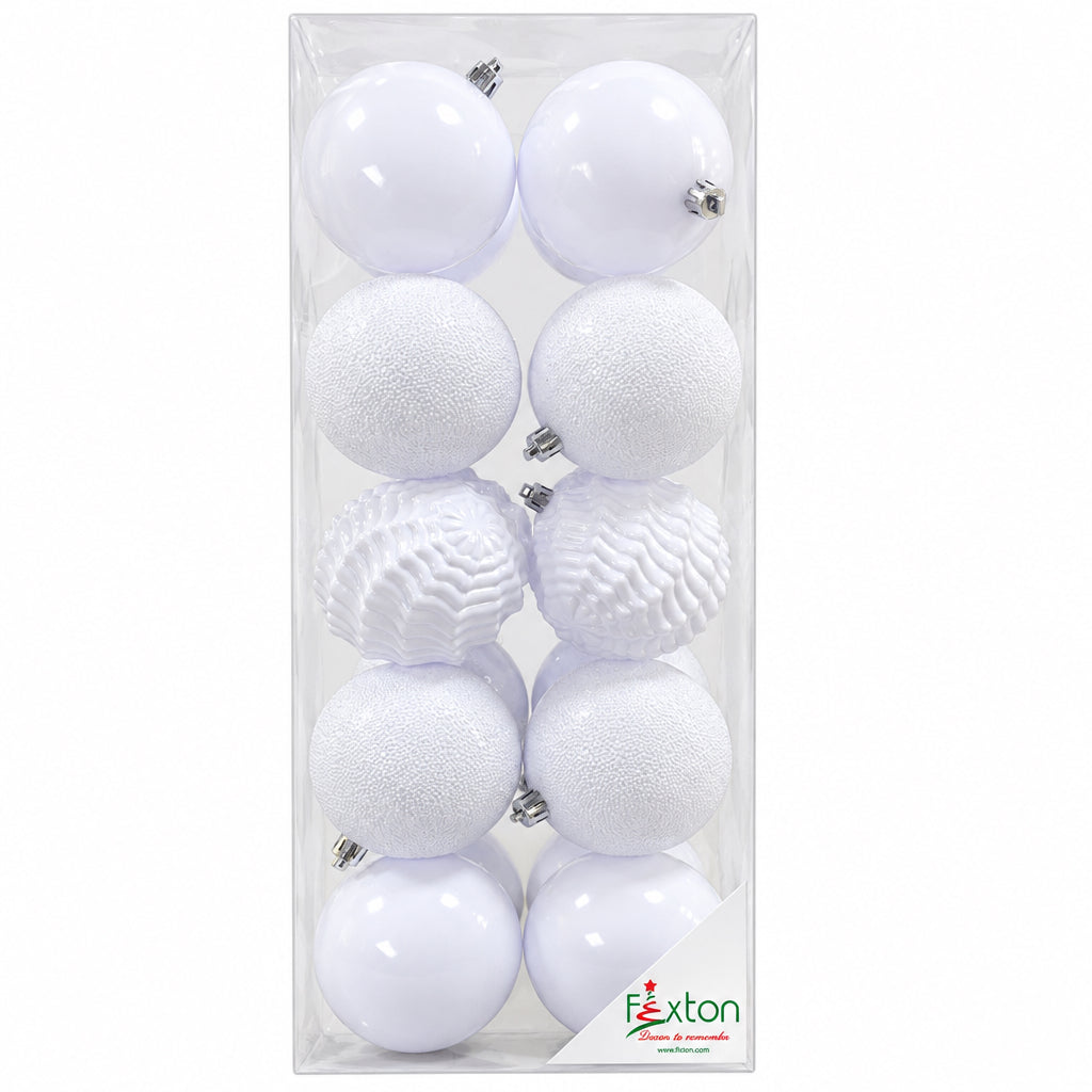 REF BHK01304W TARRO BOLA 8CM X 20PCS BLANCO - FEXTON