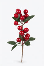 Rama de Berries Navideña Roja 47 cm
