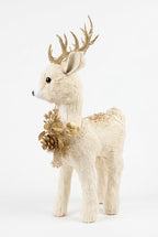 Reno Navideño Escarchado Decorativo (Ref. A3682)