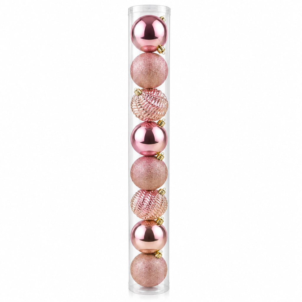 REF BHK01306OP TUBO BOLA 8CM X 9PCS PALO DE ROSA - FEXTON