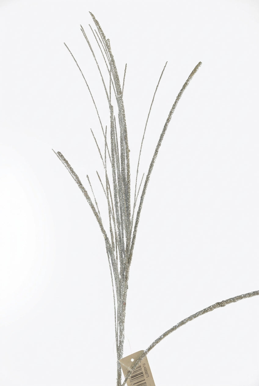 Follaje Artificial Navideño Plata 50 cm
