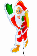 REF T848 ADORNO LUZ PLASTICO DOBLE CARA PAPA NOEL
