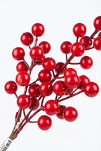 Follaje Artificial Navideño Rojo 33 cm Fexton (Ref. FLA01968R)