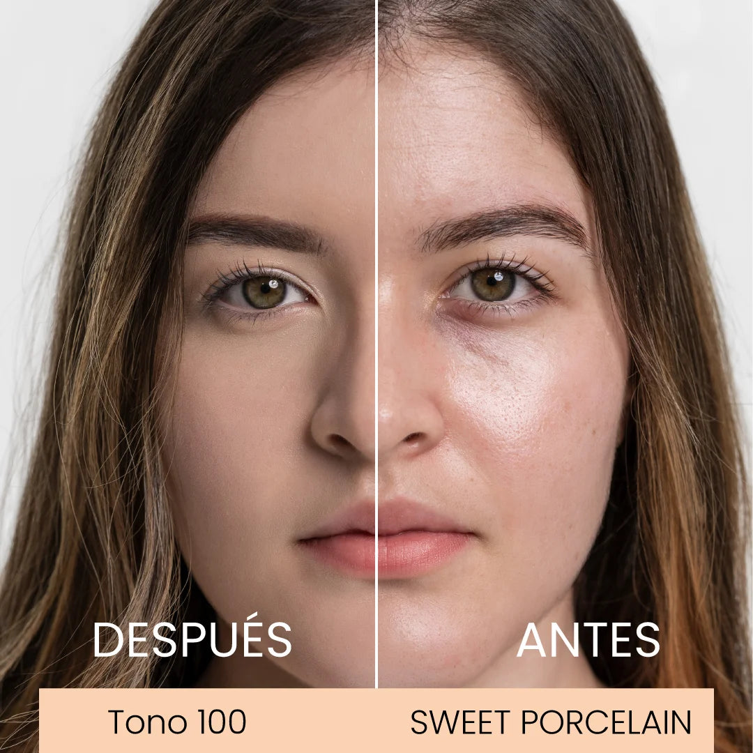 Corrector Serum Humide en Gel Montoc tono 100 Sweet Porcelain
