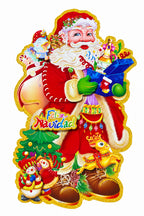 REF F158 FIGURA 3D COLGANTE PAPA NOEL - PQ