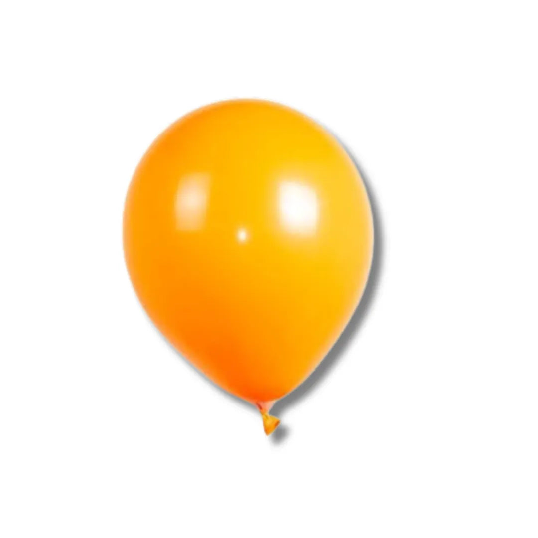 Globo Rumatex R-9 liso naranja x12 unidades