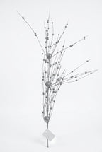 Follaje Artificial Navideño Plata 98 cm