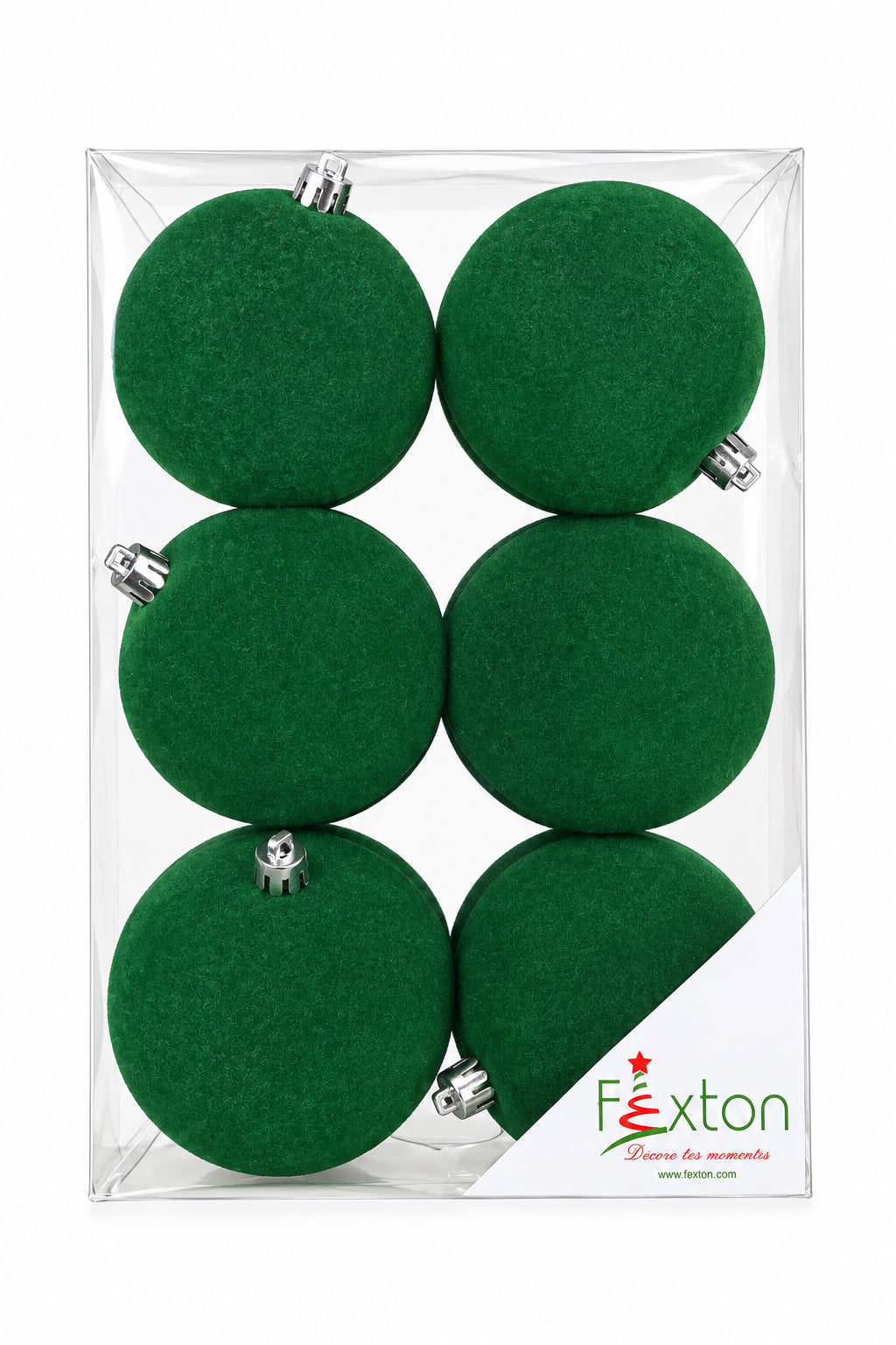 REF BHK01315E TARRO BOLA 8CM X 12 PCS VERDE - FEXTON