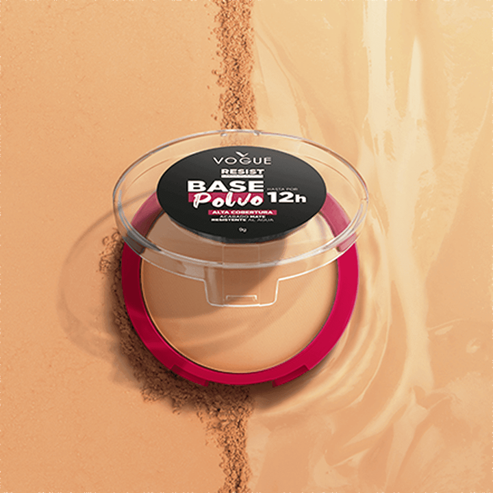 Base Polvo Resist Tono Capuccino 9g Vogue