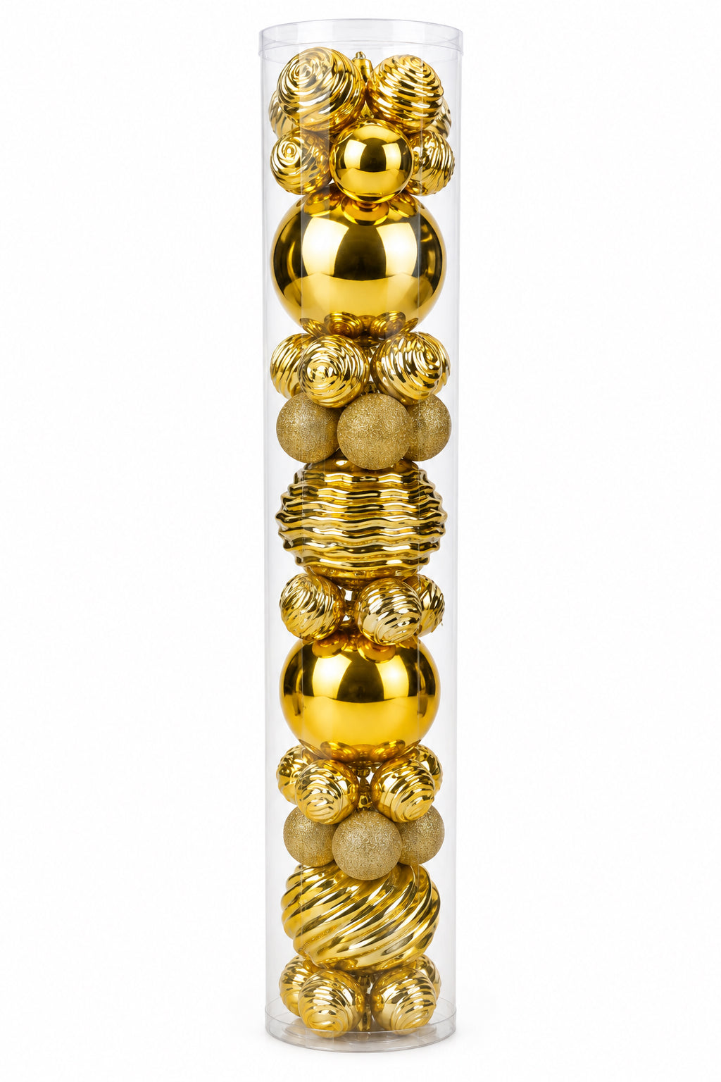 JUEGO DE BOLAS 44 BOLAS DORADO BRILLANTE  FEXTON