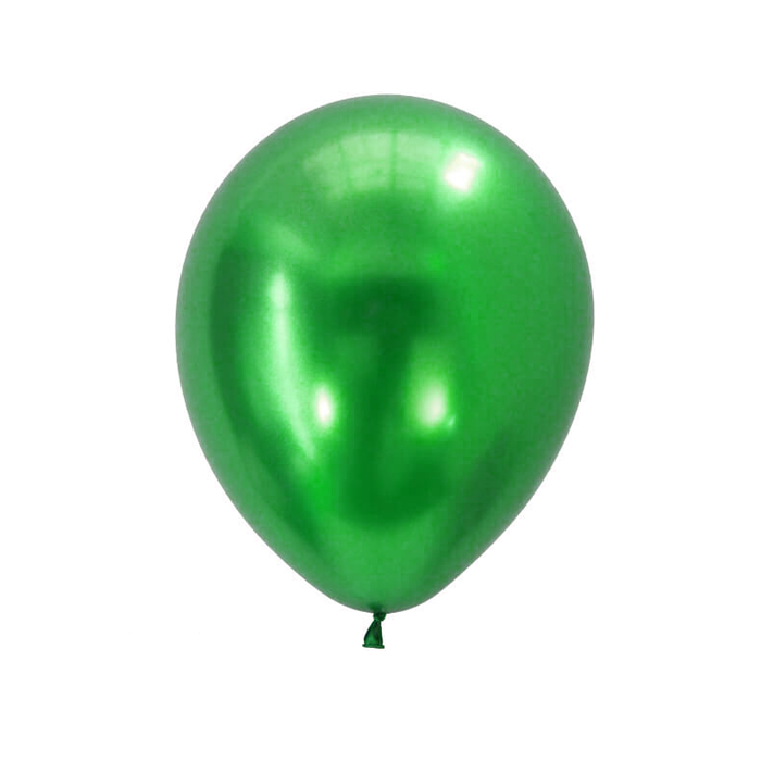 Globo Rumatex R-12 chrome verde, 12 unidades