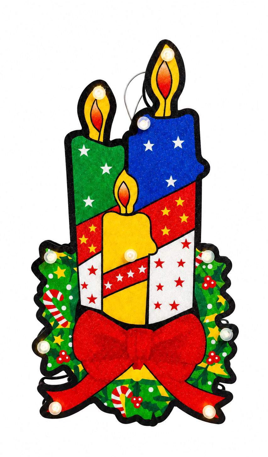 FIGURA VELA 2 CARAS 10 LUCES
