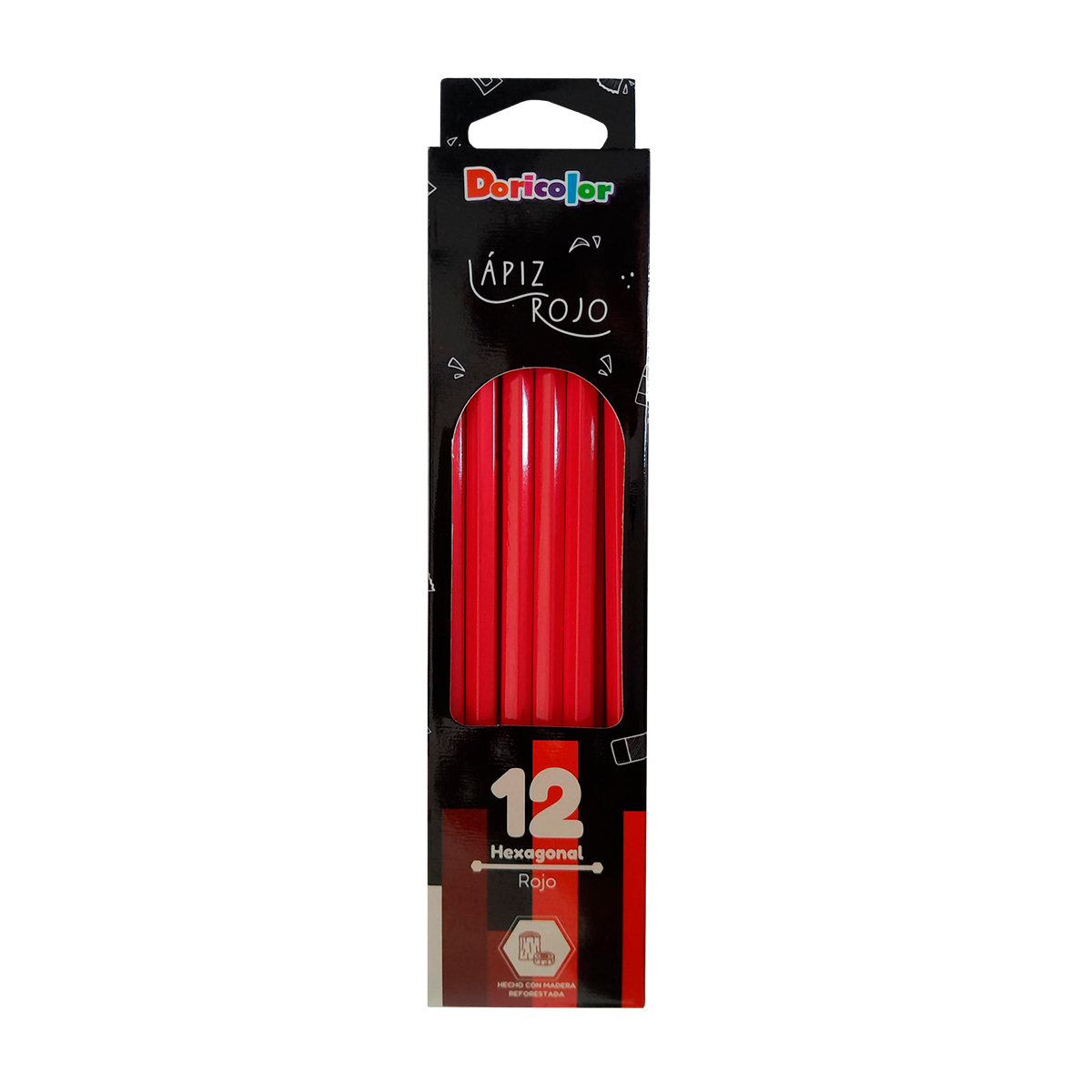 LAPIZ  ROJO  X12 PARCHESITOS