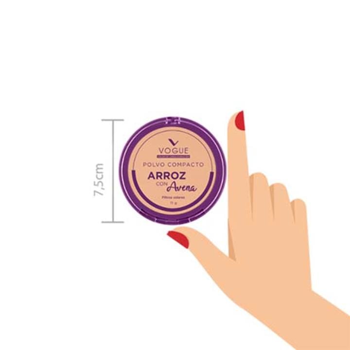 Polvo de Arroz con Avena Vogue Habana 11g