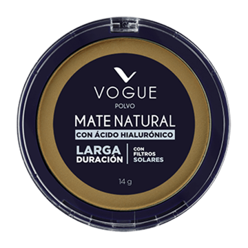 Polvo Mate Natural Caramelo 14g Vogue