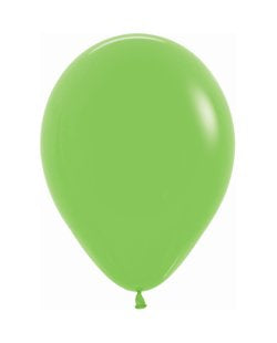 Globo Rumatex R-12 liso verde lima, paquete de 50 unidades